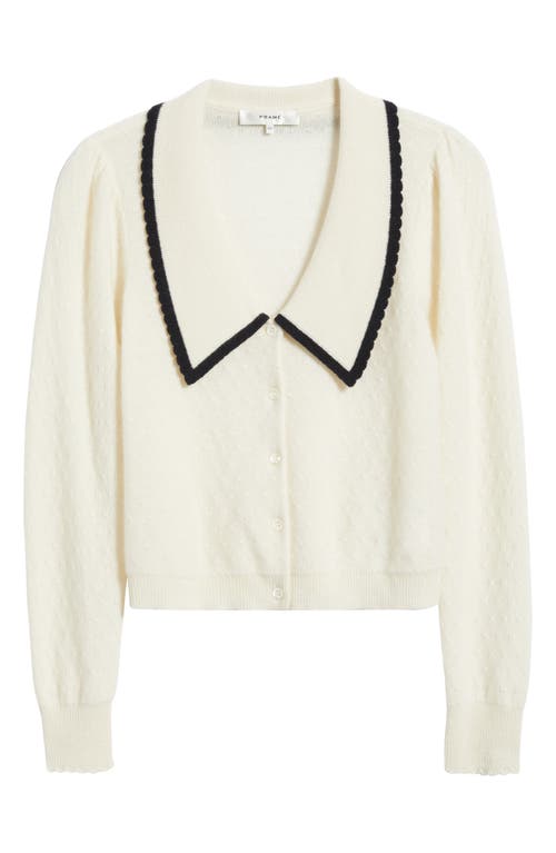 Frame Cashmere Sailor Cardigan In Multi