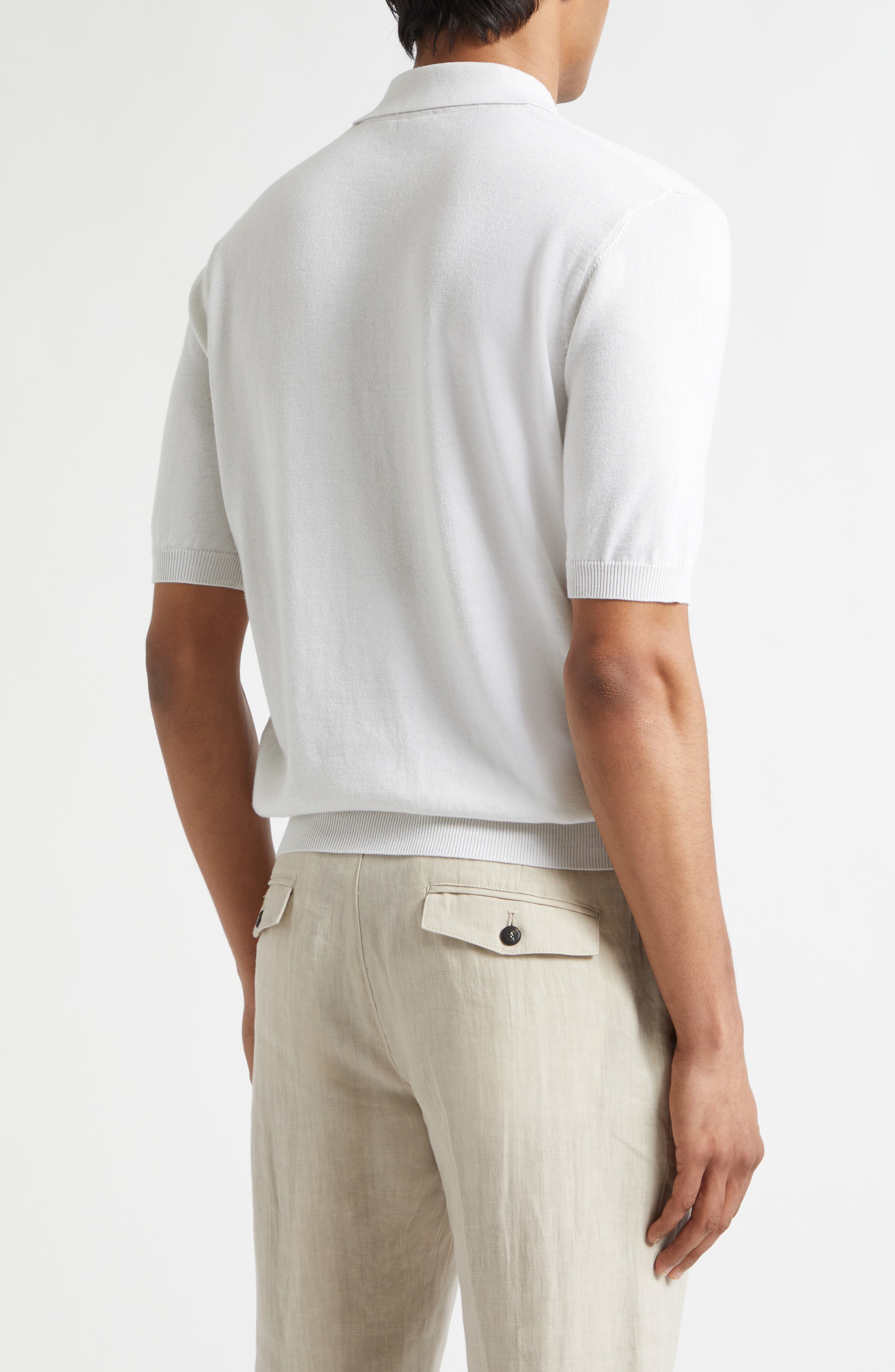 Cotton & Cashmere Polo - image 4