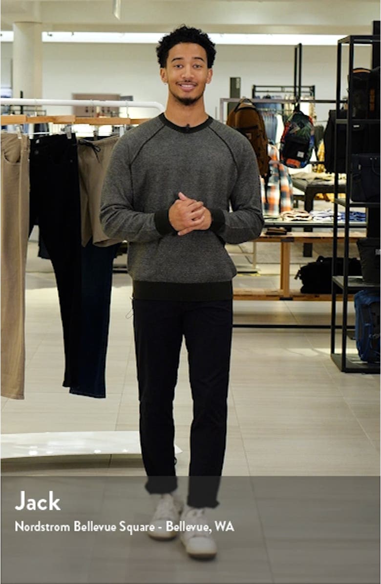 Birdseye Jacquard Wool, Cotton & Cashmere Sweater, sales video thumbnail