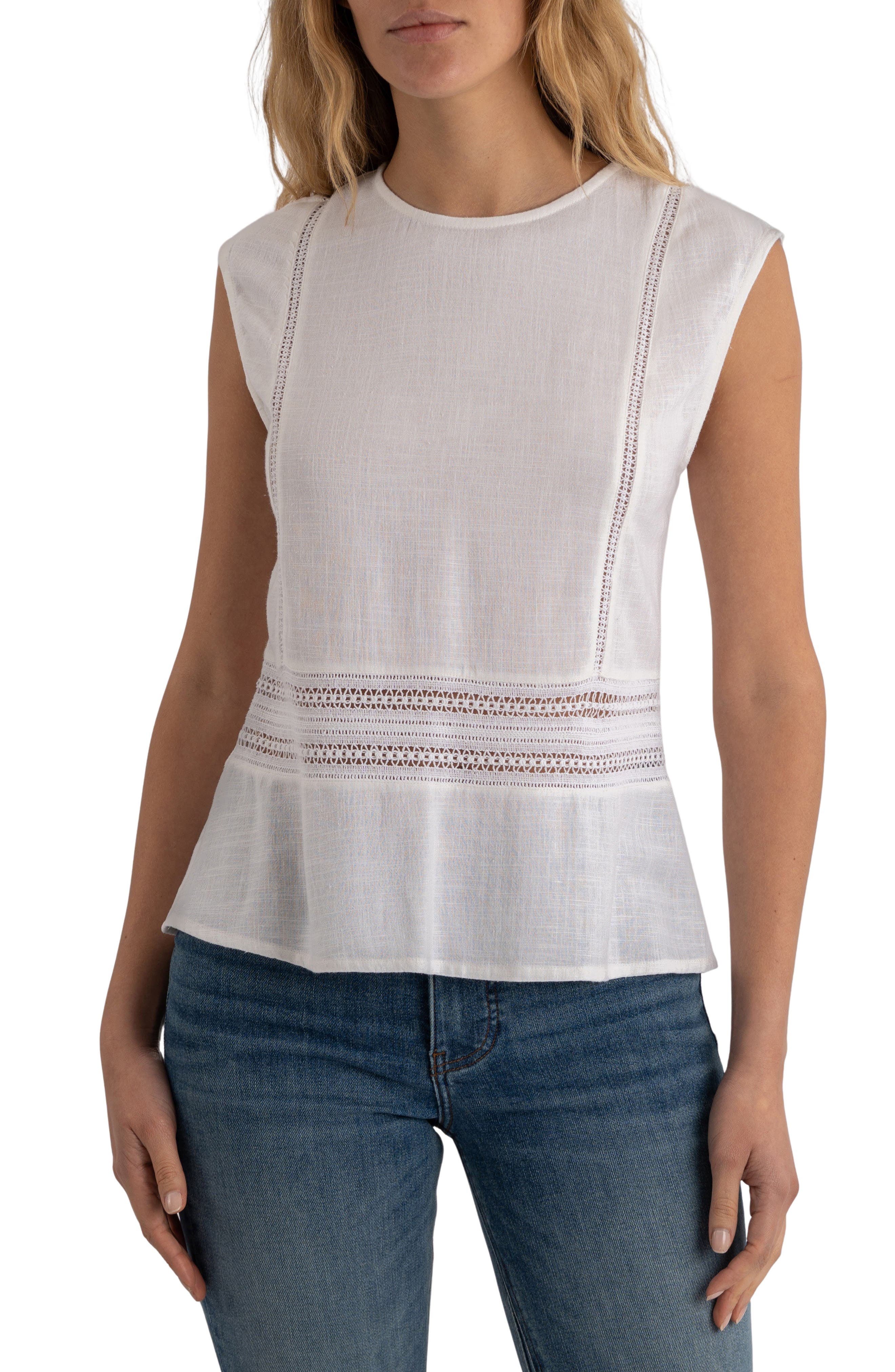 Carly Cap Sleeve Top