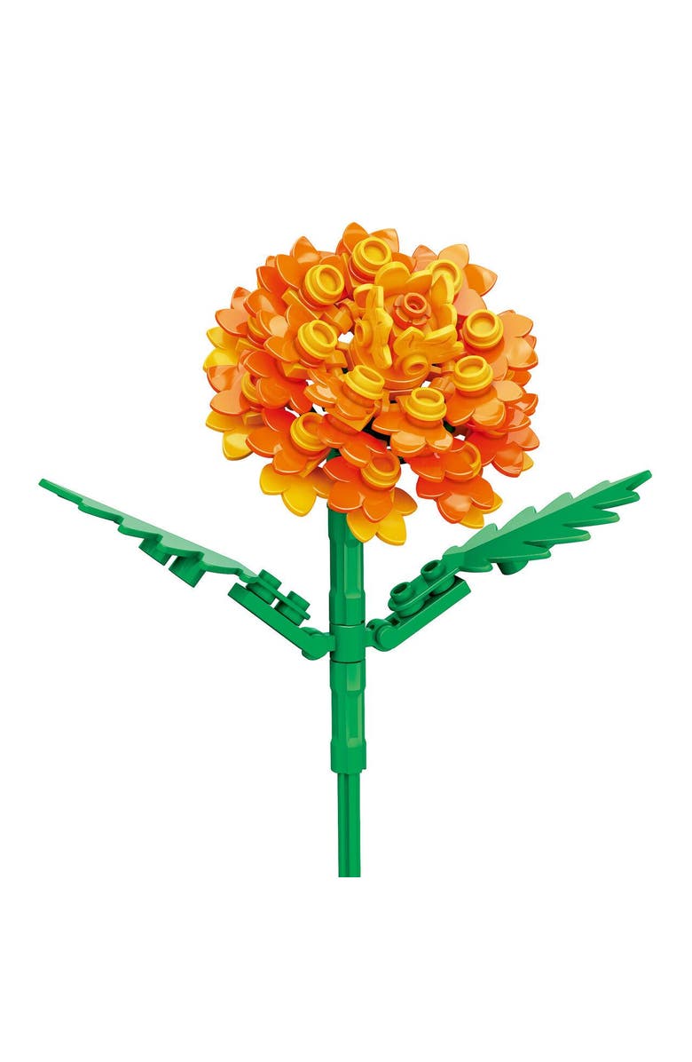 Brickcraft Bricktanicals Marigold Building Set, Alternate, color, Yellow