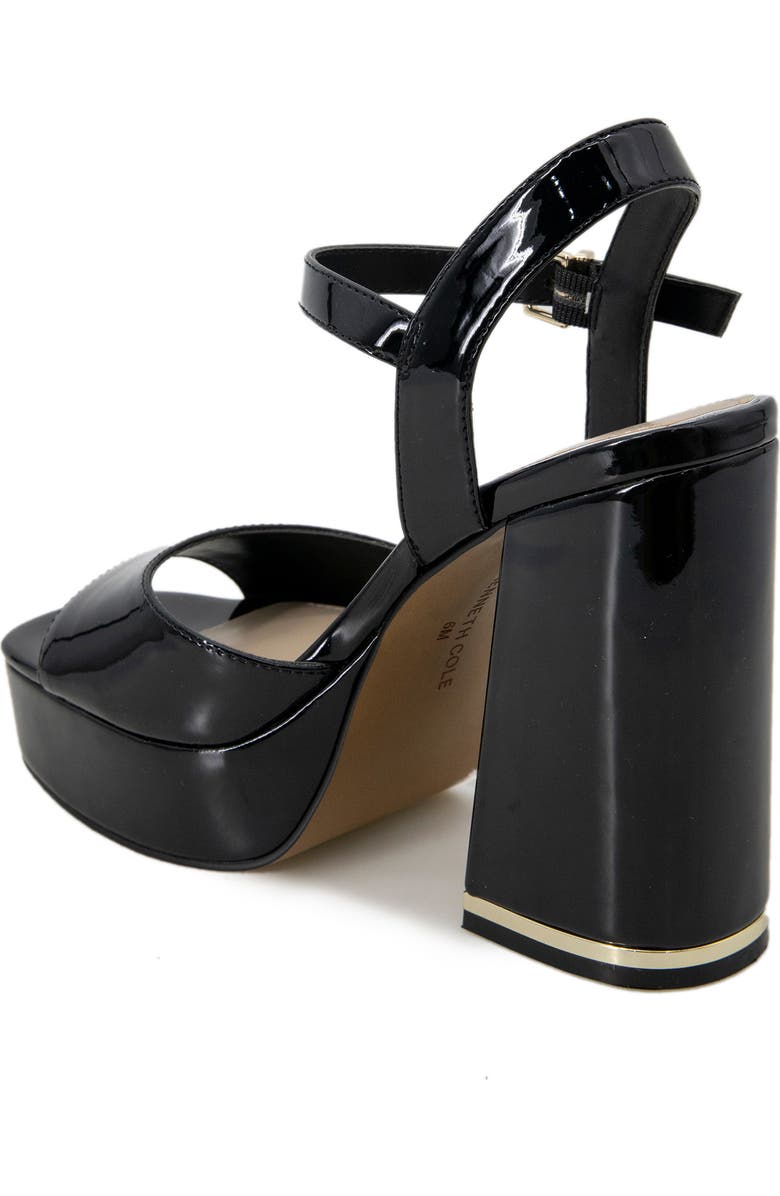 Kenneth Cole New York Dolly Platform Sandal, Alternate, color, Black Patent