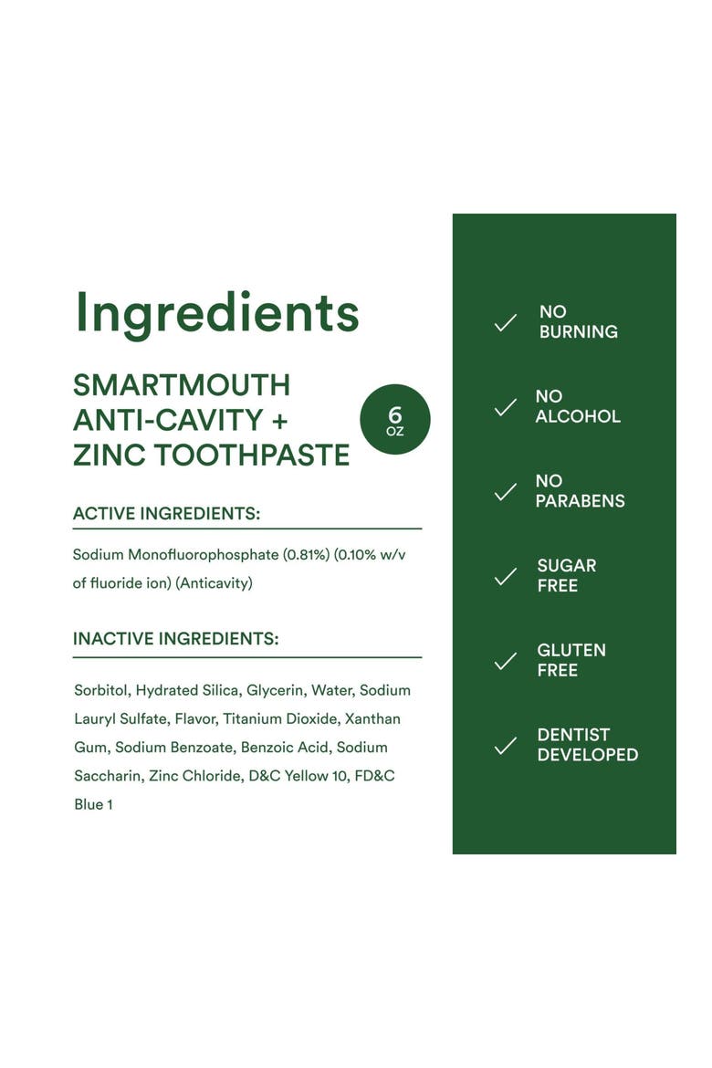 Anti-Cavity Fluoride Whitening Toothpaste 6 oz, Alternate, color, Mild Mint