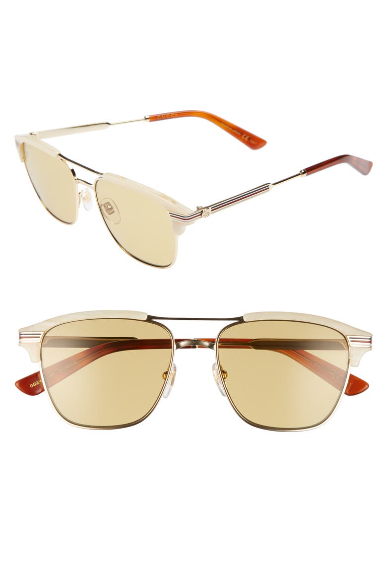 Cruise 54mm Sunglasses, Main, color, GOLD/ BLONDE HAVANA