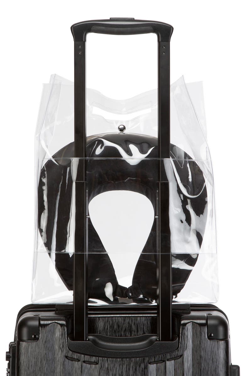 CALPAK Silk Travel Neck Pillow & Eye Mask Set, Alternate, color,