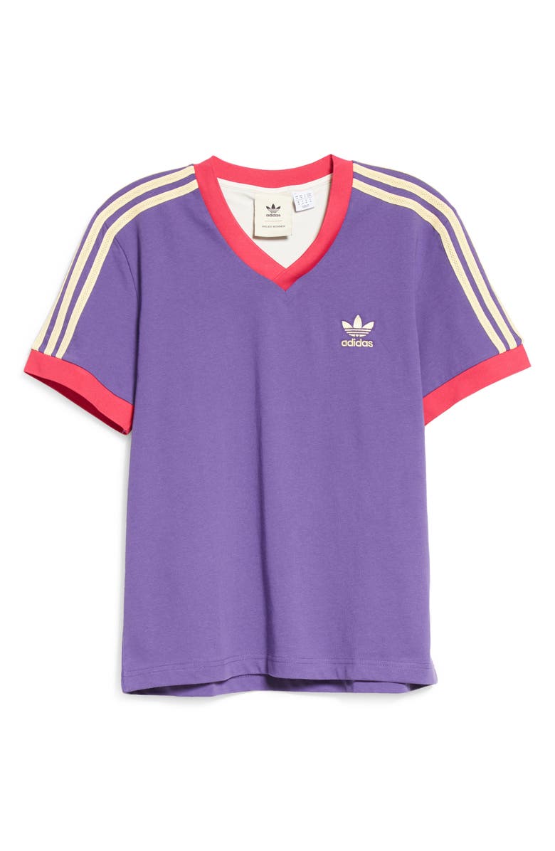 ADIDAS X WALES BONNER '70s V-Neck T-Shirt, Alternate, color,