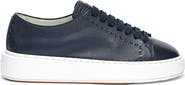 Santoni Leather Sneaker