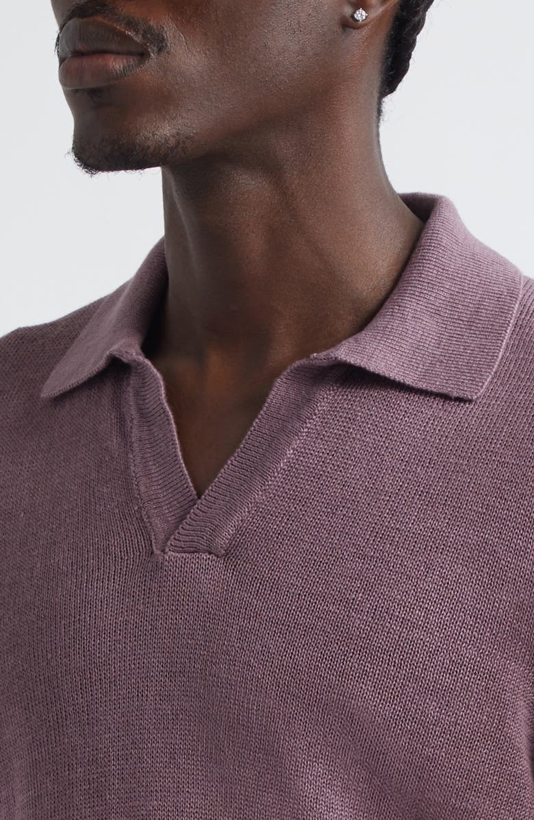 De Bonne Facture Virgin Wool Polo Sweater, Alternate, color, 