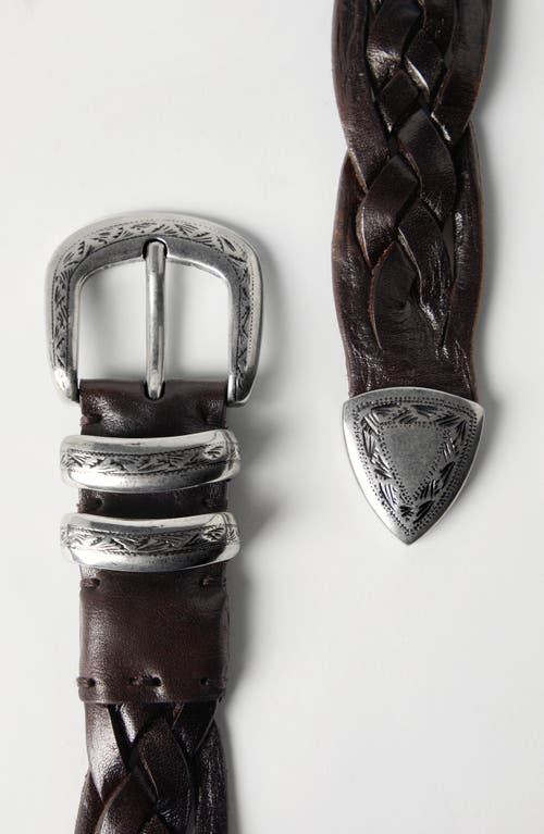 Brunello Cucinelli Belt With Detailed Buckle In Black