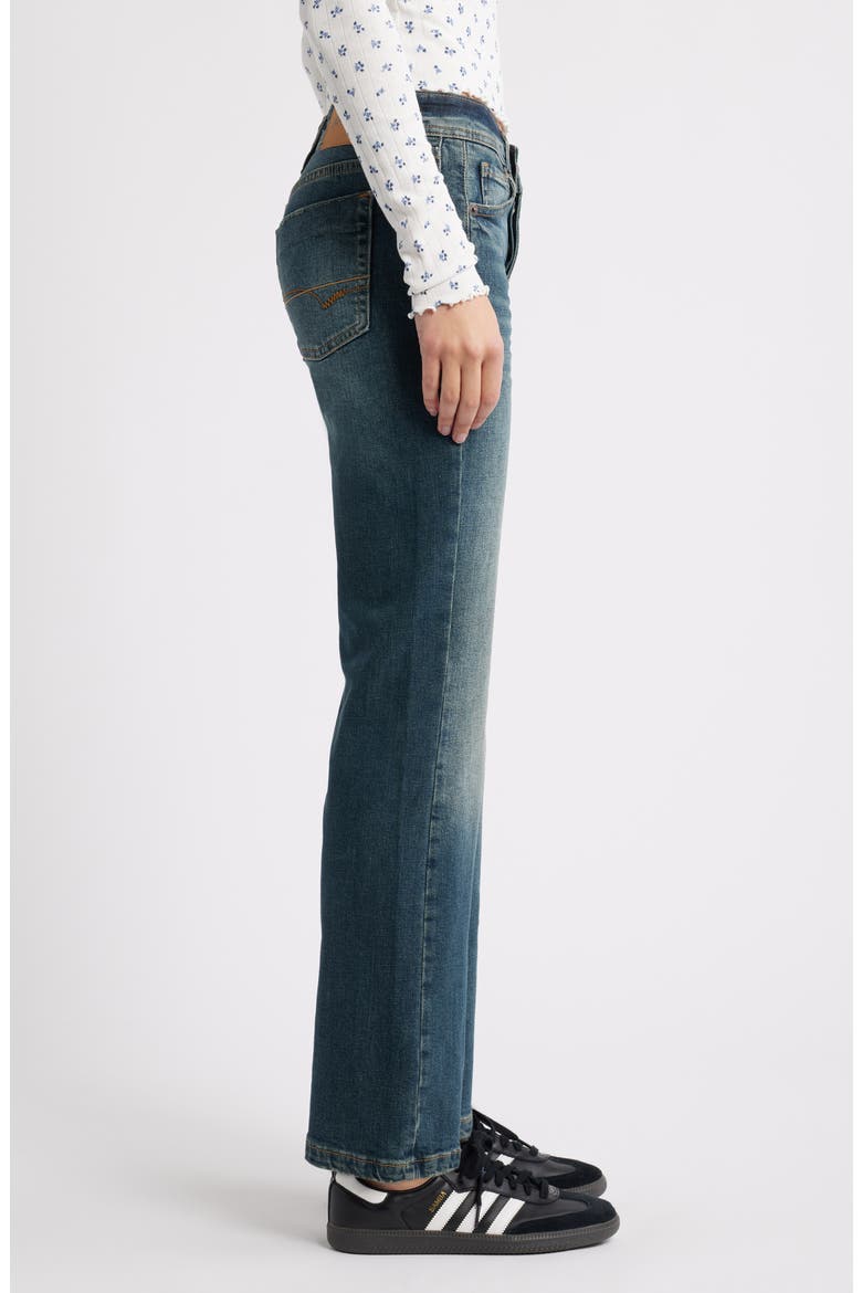 Teo Low Rise Relaxed Bootcut Jeans, Alternate, color, MID VINTAGE