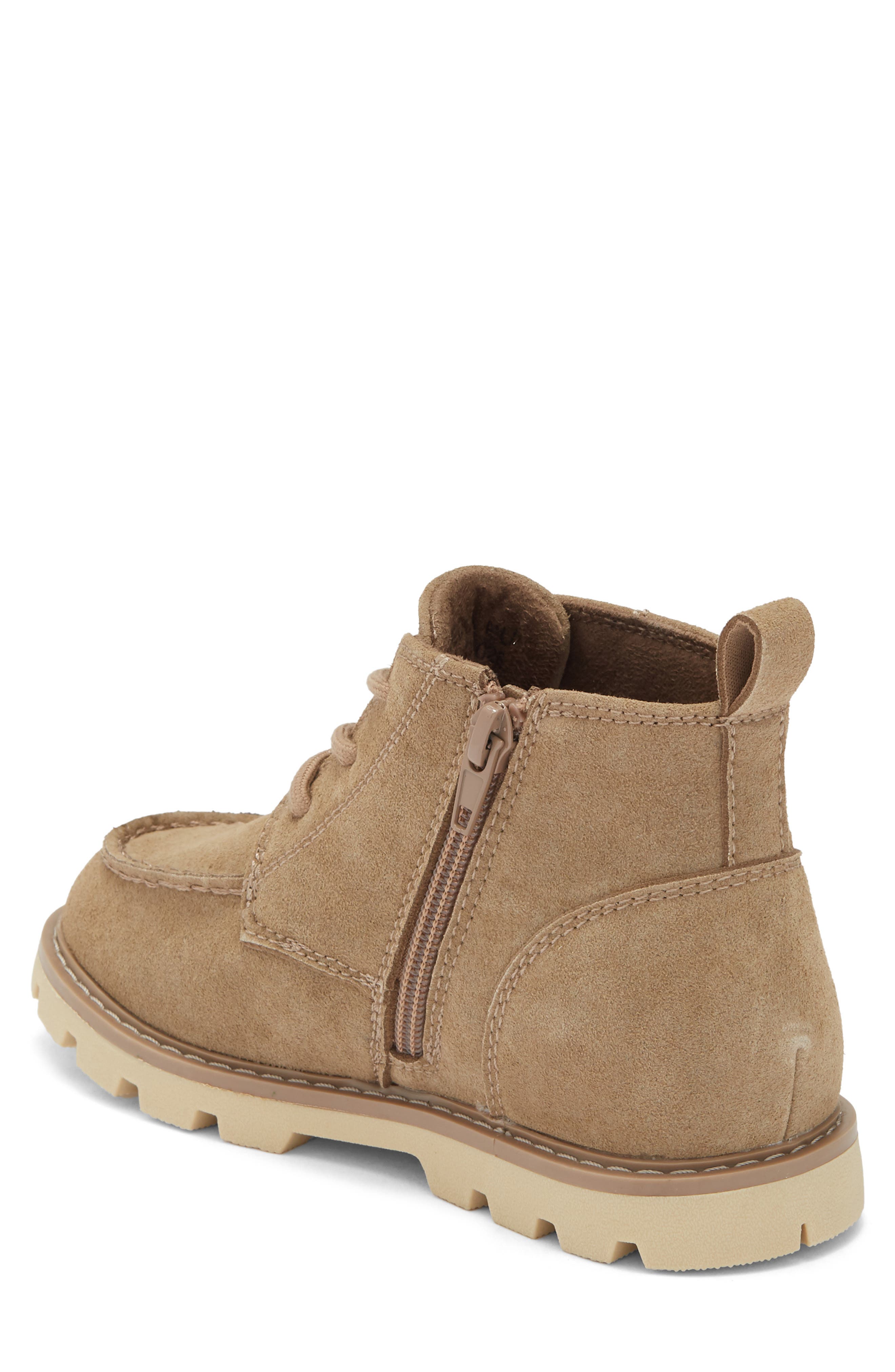 Kids' Eddie Lug Sole Lace-Up Boot, Alternate, color, TAUPE