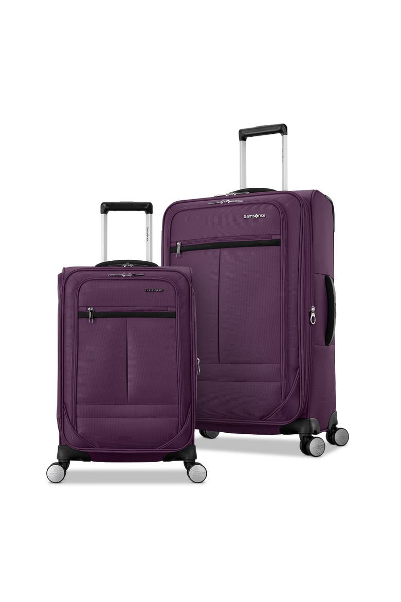 Element Softside Expandable 2 Piece (21"/25") Spinner Luggage Set, Main, color, Purple