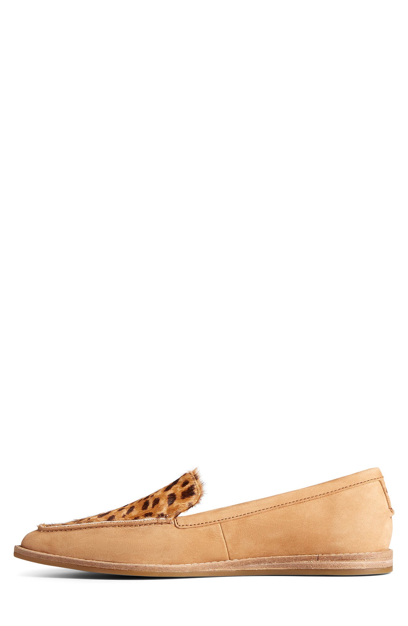 Saybrook Genuine Calf Hair & Leather Loafer, Alternate, color, TAN