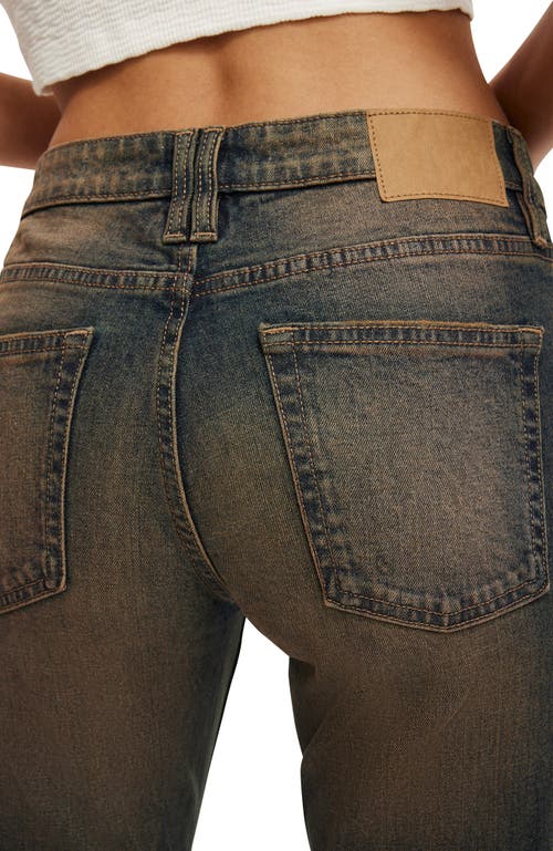 Cotton On Low Rise Bootcut Jean In Brown