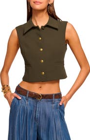Ramy Brook Danna Collared Vest