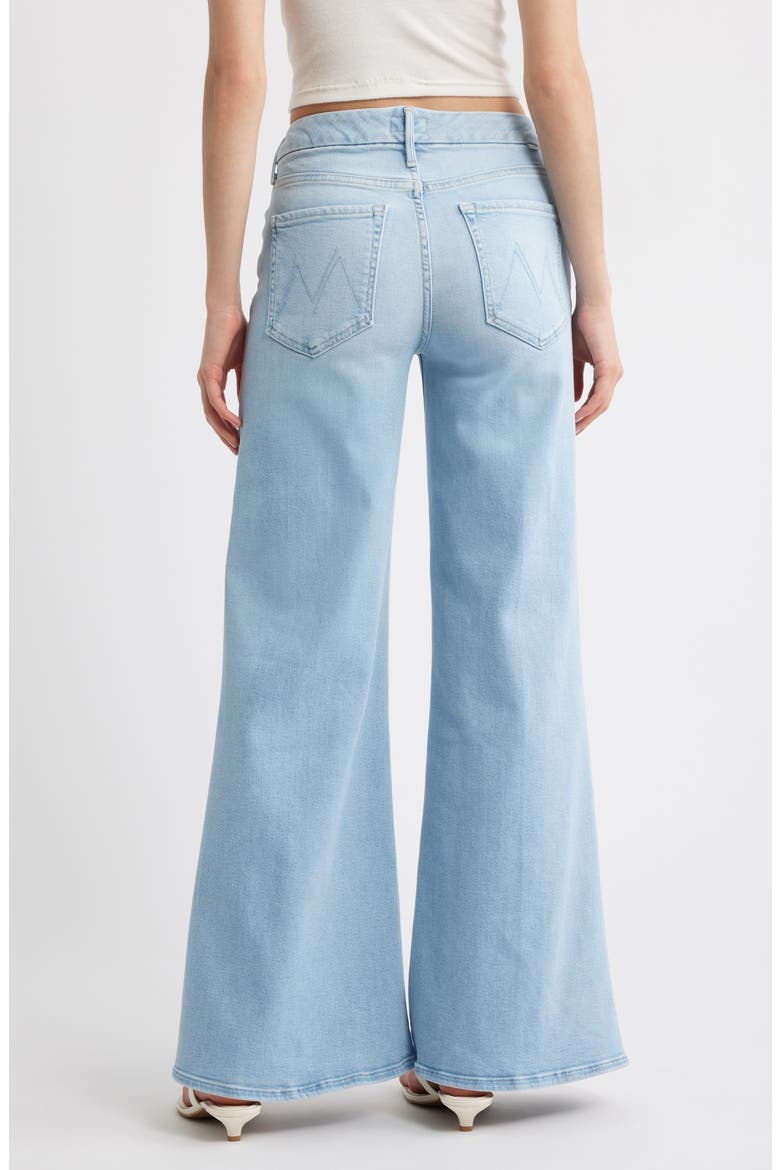 The Roller Sneak Wide Legs Jeans, Alternate, color, BALL IS IN YOUR COURT