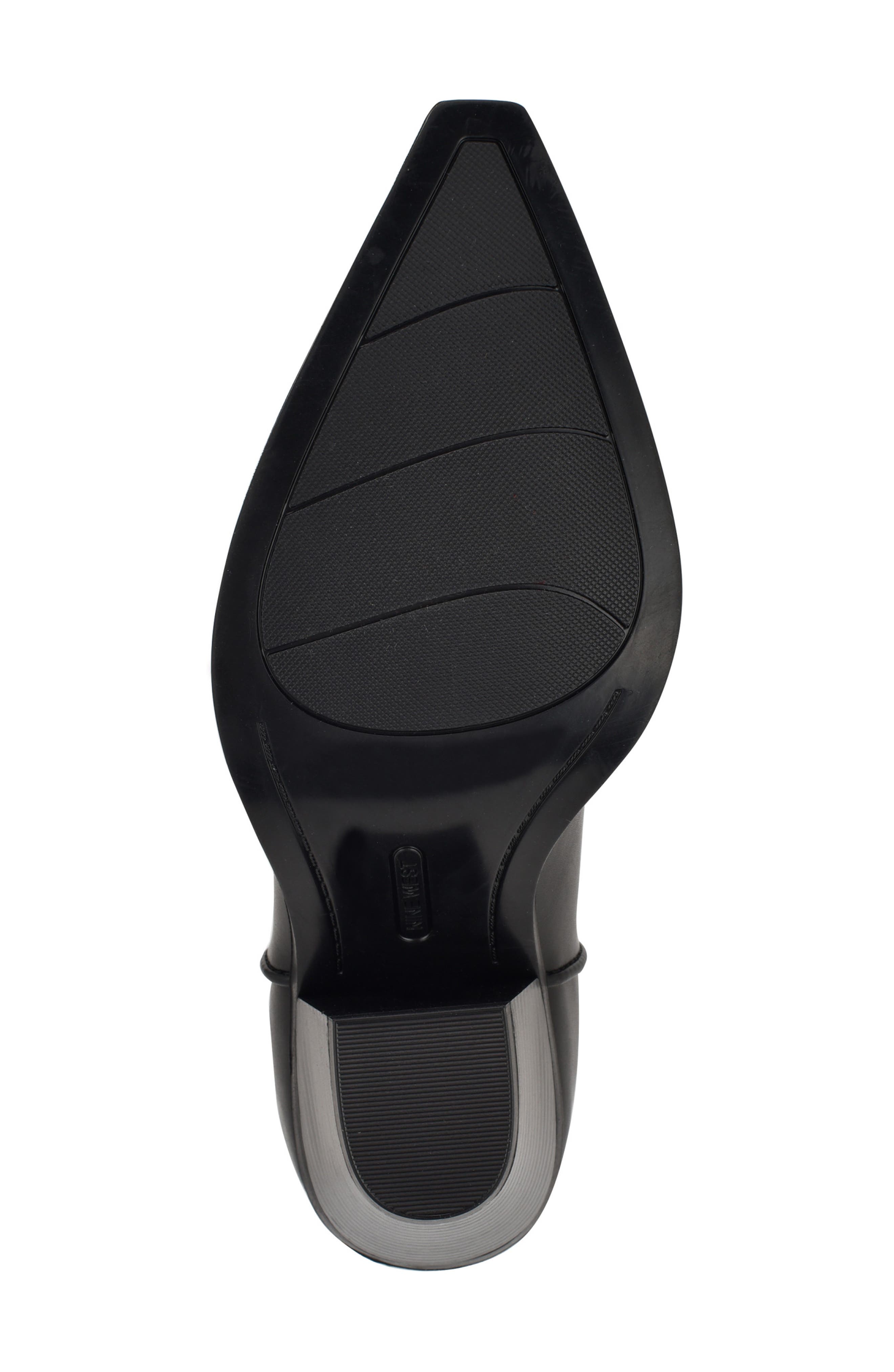 Nine West Puzz Pointed Toe Western Boot, Alternate, color, 