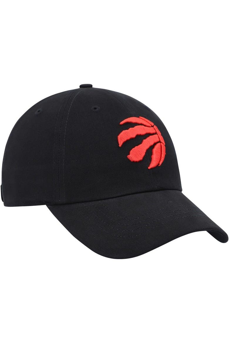 Women's '47 Black Toronto Raptors Miata Clean Up Logo Adjustable Hat, Alternate, color, Black
