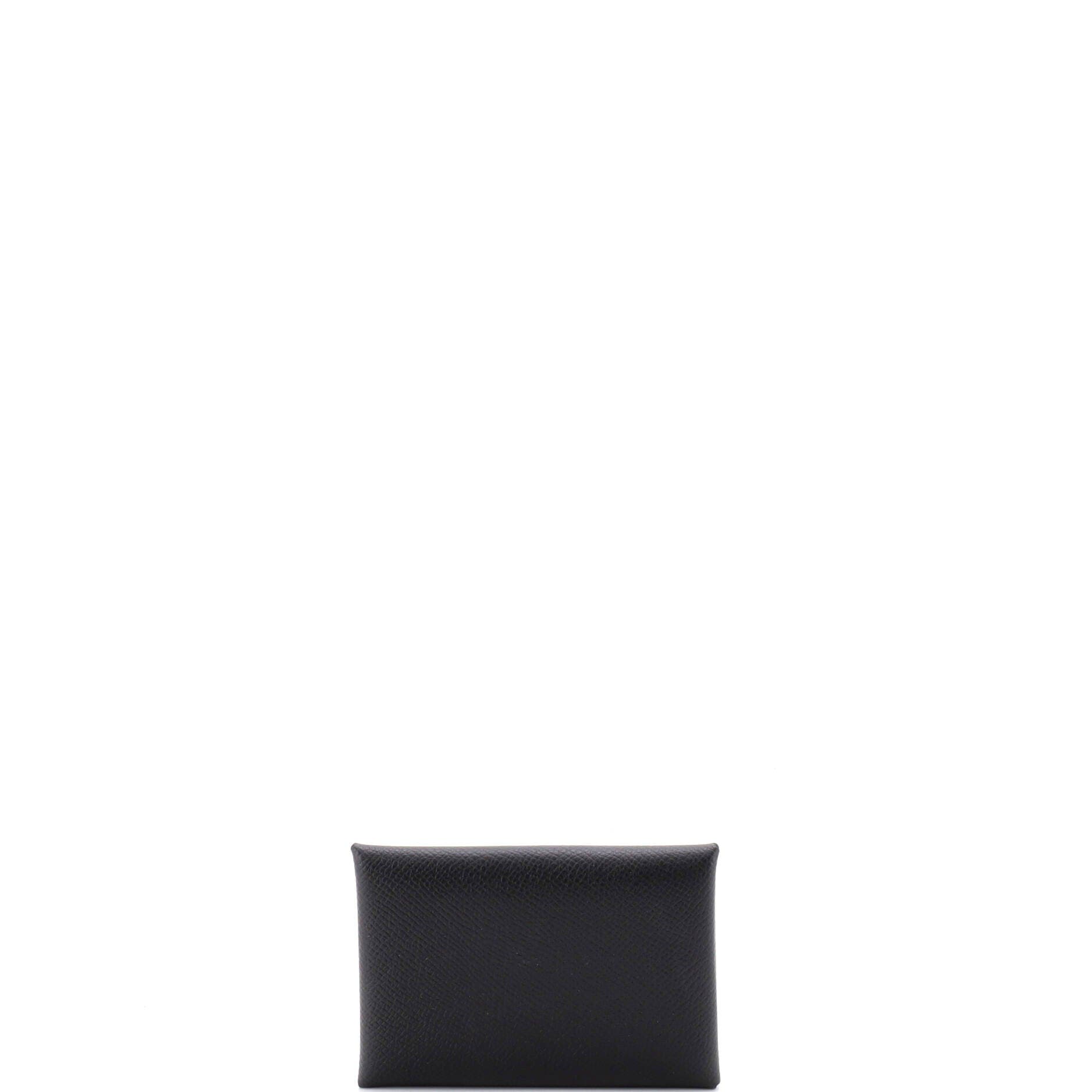 Calvi Duo Card Holder Epsom, Alternate, color, Black