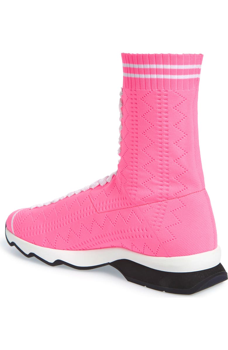 Fendi Rocko-Top Sock Sneaker, Alternate, color,