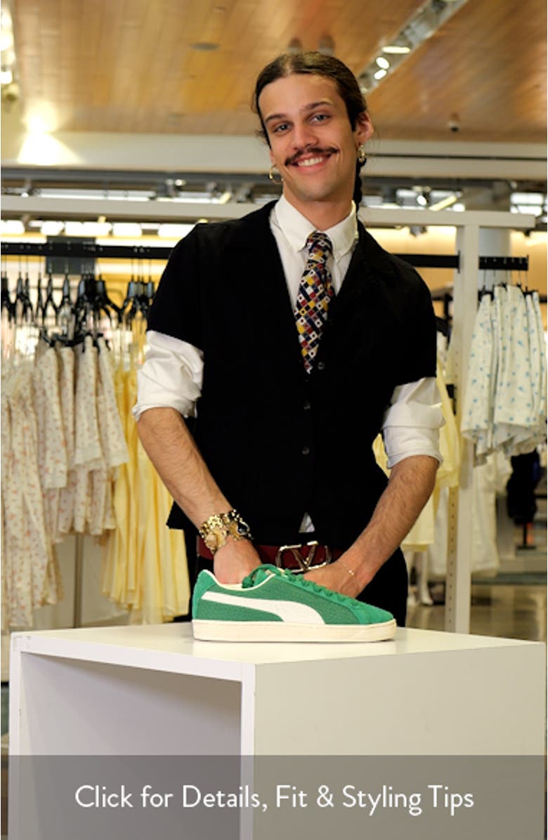 Suede Crochet Sneaker, sales video thumbnail