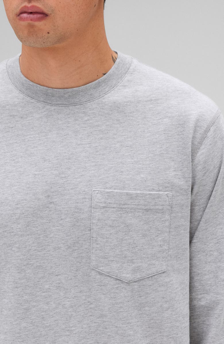 Reigning Champ Midweight Jersey T-Shirt, Alternate, color, Heather Grey