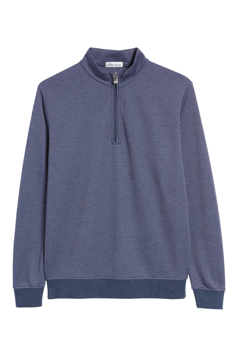 Crown Comfort Quarter Zip Pullover, Alternate, color, NAVY
