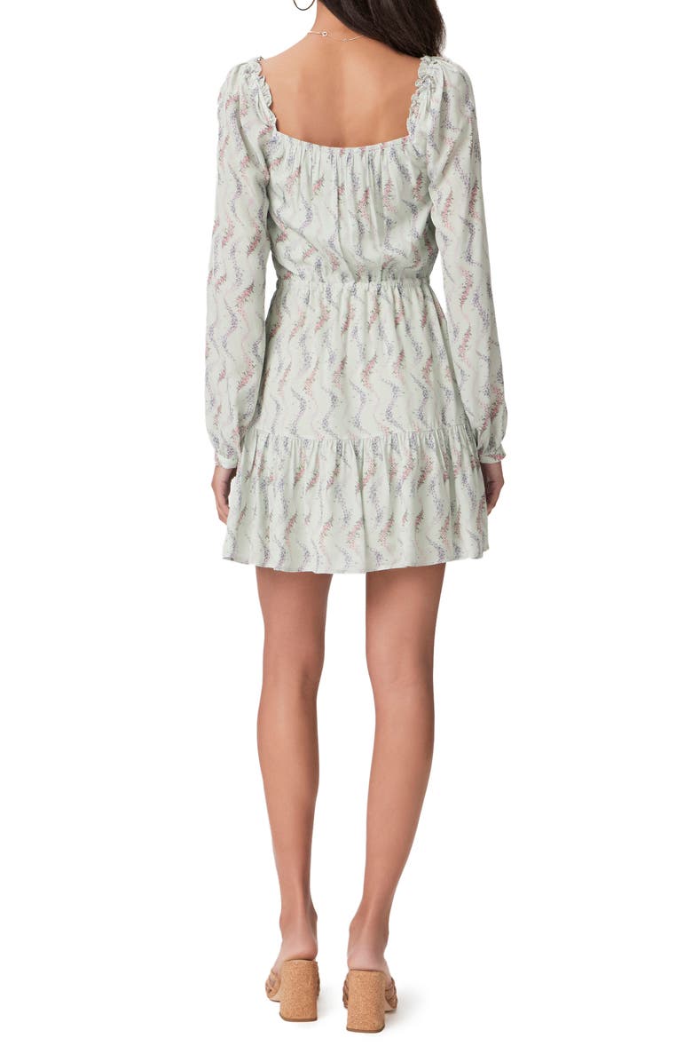 PAIGE Marjie Floral Long Sleeve Minidress, Alternate, color, 