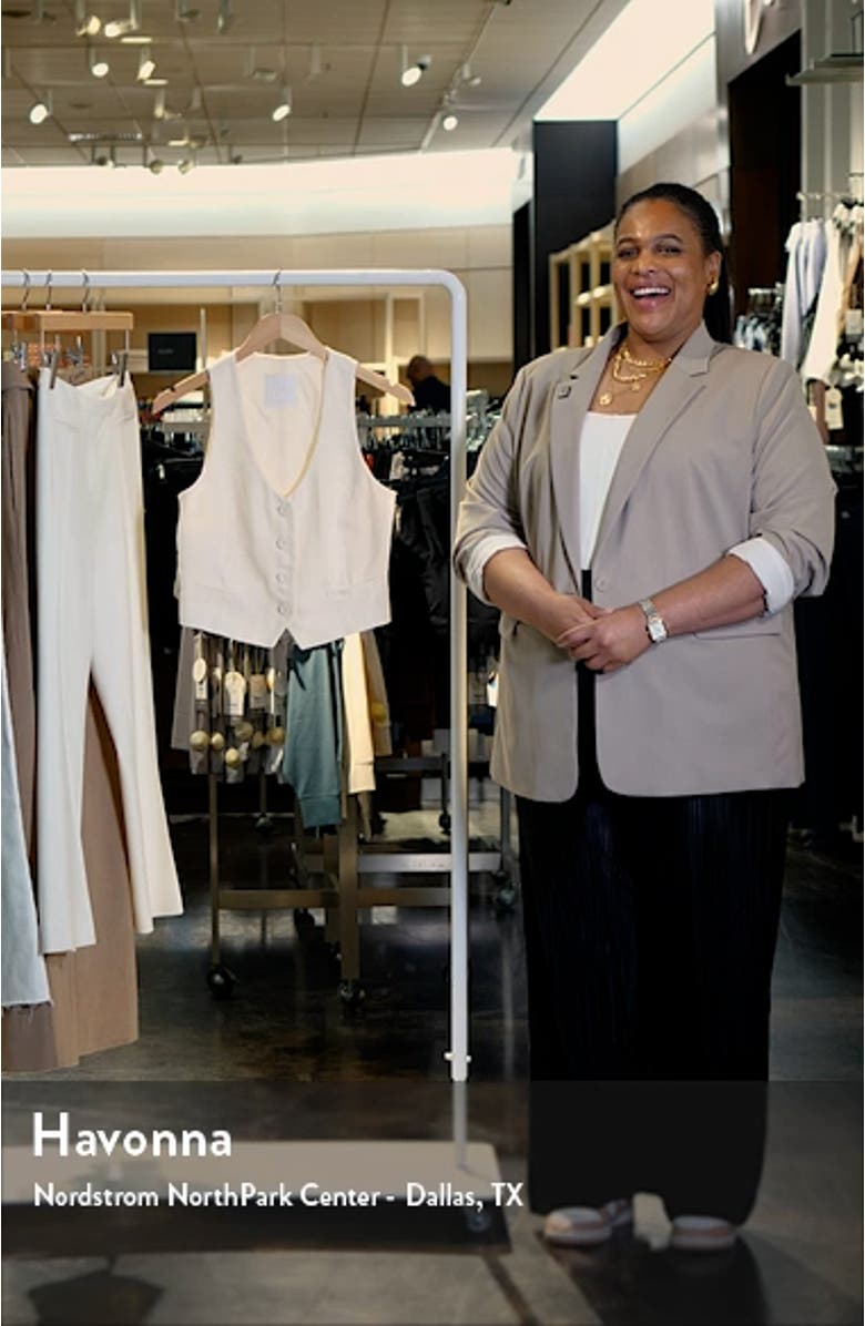 Linen Suit Vest, sales video thumbnail