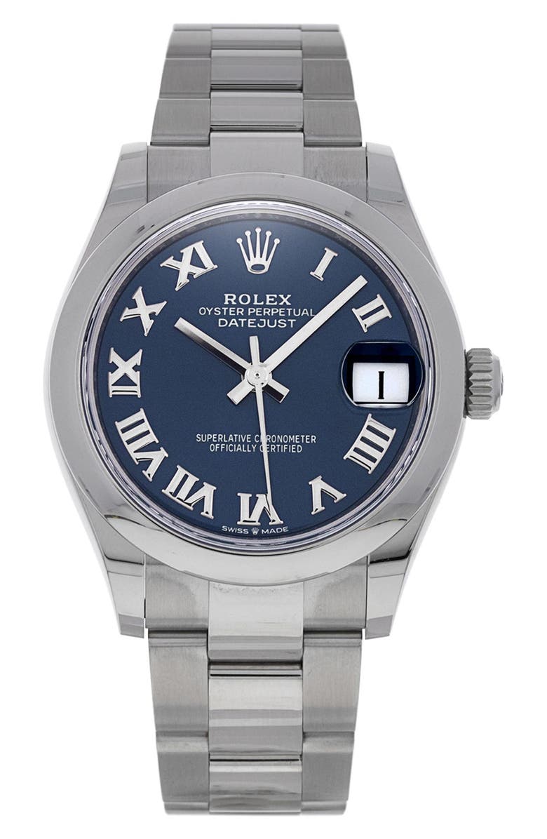 Watchfinder & Co. Rolex Preowned 2021 Oyster Perpetual Datejust Lady Bracelet Watch, 31mm, Main, color,