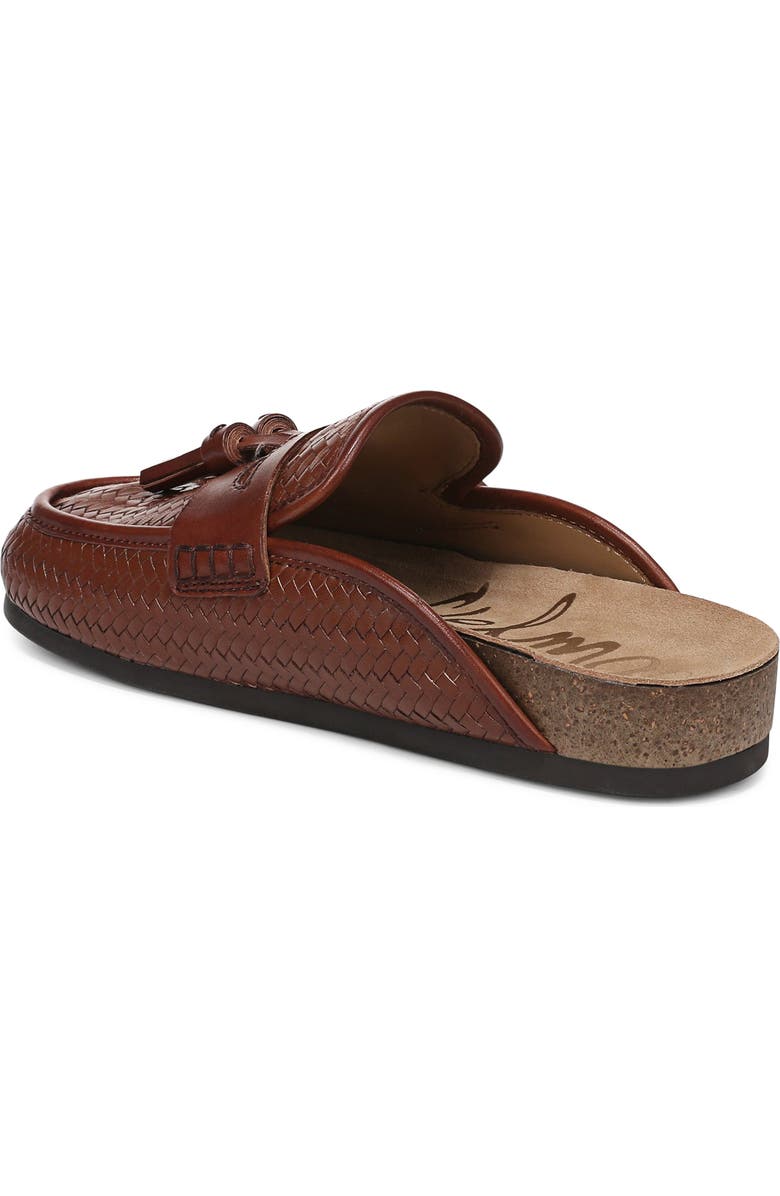 Sam Edelman Astrid Weave Tassel Loafer Mule, Alternate, color, Chestnut Brown