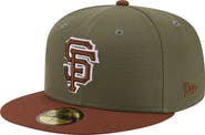 New Era Men's New Era Olive/Brown San Francisco Giants Color Pack 59FIFTY Fitted Hat