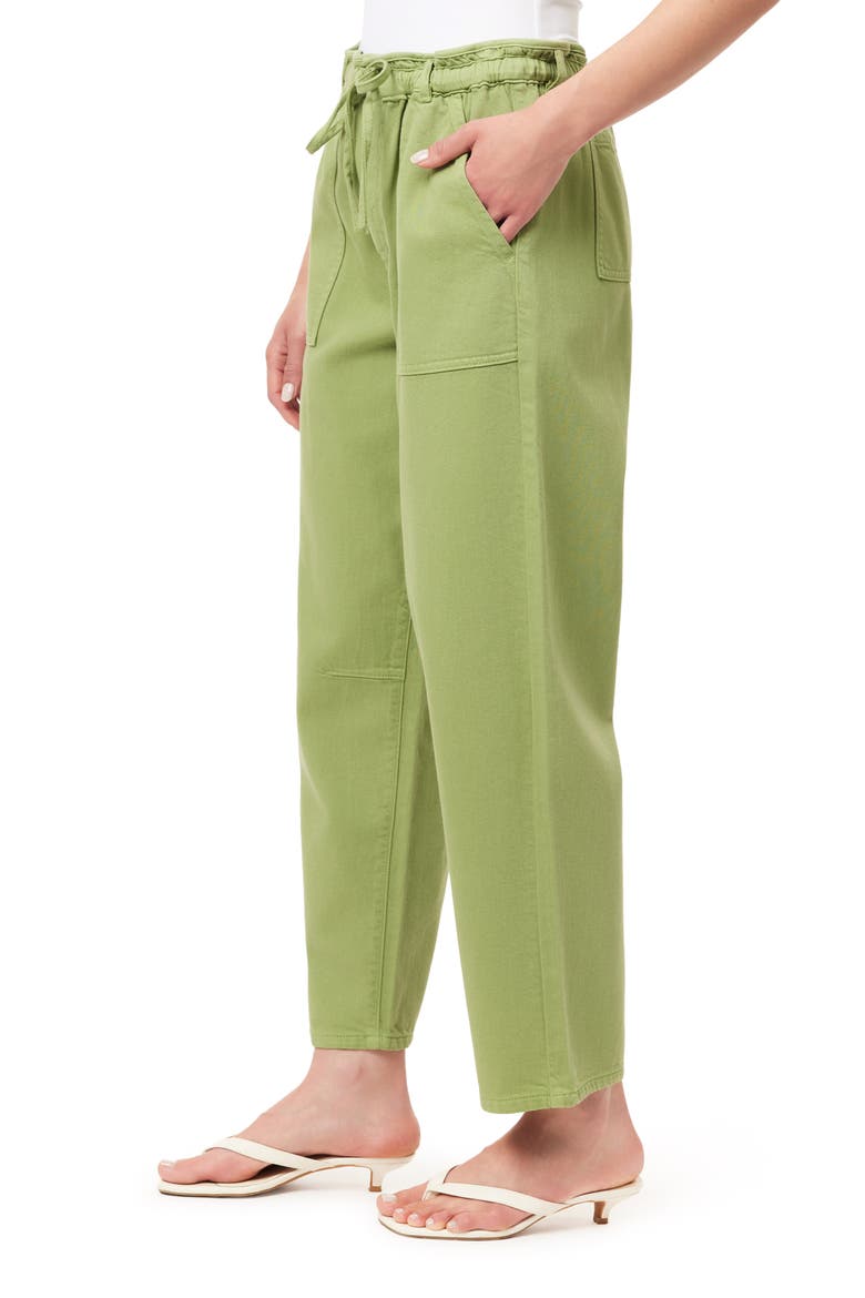 Drawstring Surplus Crop Barrel Pants, Alternate, color, GREEN EYES