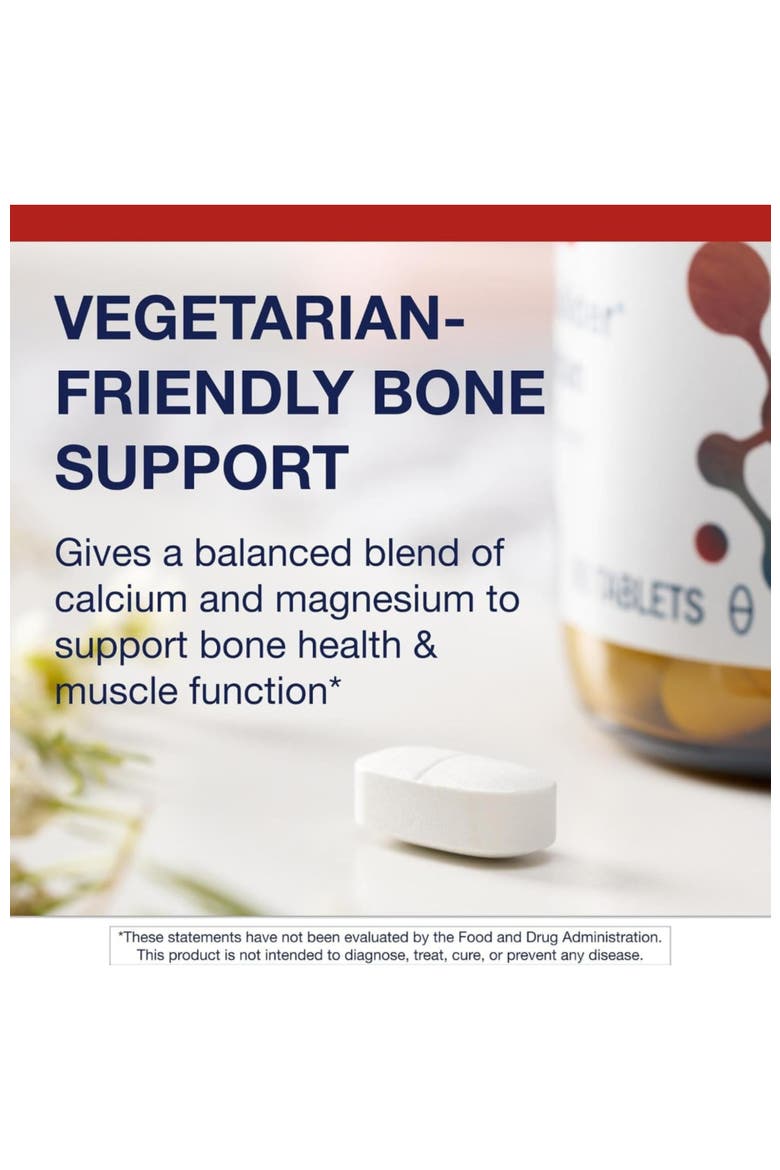 Bone Builder Vegetarian Balanced Calcium Magnesium Mineral Complex 90 Servings, Alternate, color, None