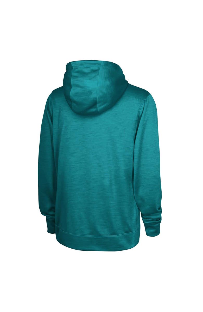 Outerstuff Men's Teal Jacksonville Jaguars Speed Drill Streak Pullover Hoodie, Alternate, color, 