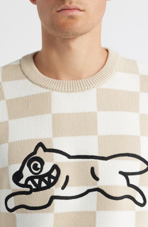 Icecream Check Logo Sweater In Neutral