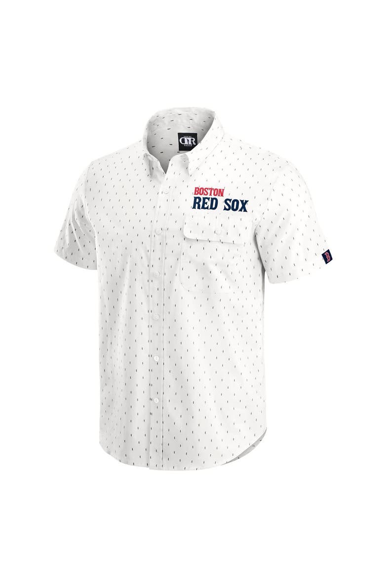 Men's Darius Rucker Collection by Fanatics  Cream Boston Red Sox Printed Button-Down Top, Alternate, color, Cream