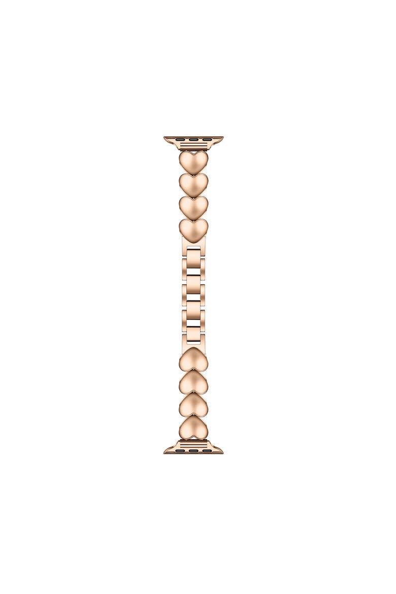 Aphrodite Heart Metal Band for Apple Watch, Alternate, color, Rose Gold