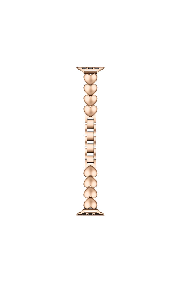 Posh Tech Aphrodite Heart Zinc Band for Apple Watch, Alternate, color, Rose Gold
