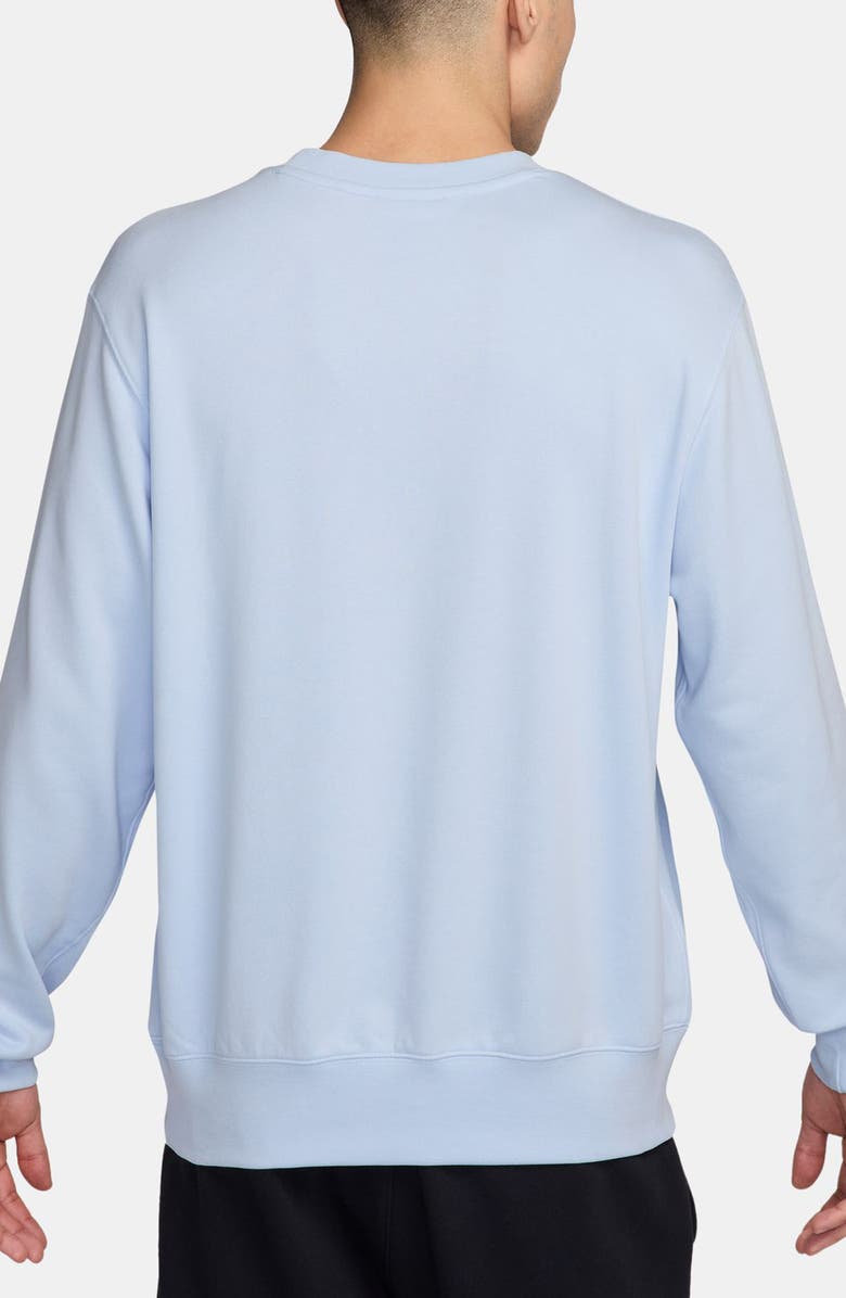 Nike Sportswear Club French Terry Crewneck Sweatshirt, Alternate, color, Hydrogen Blue/ Obsidian