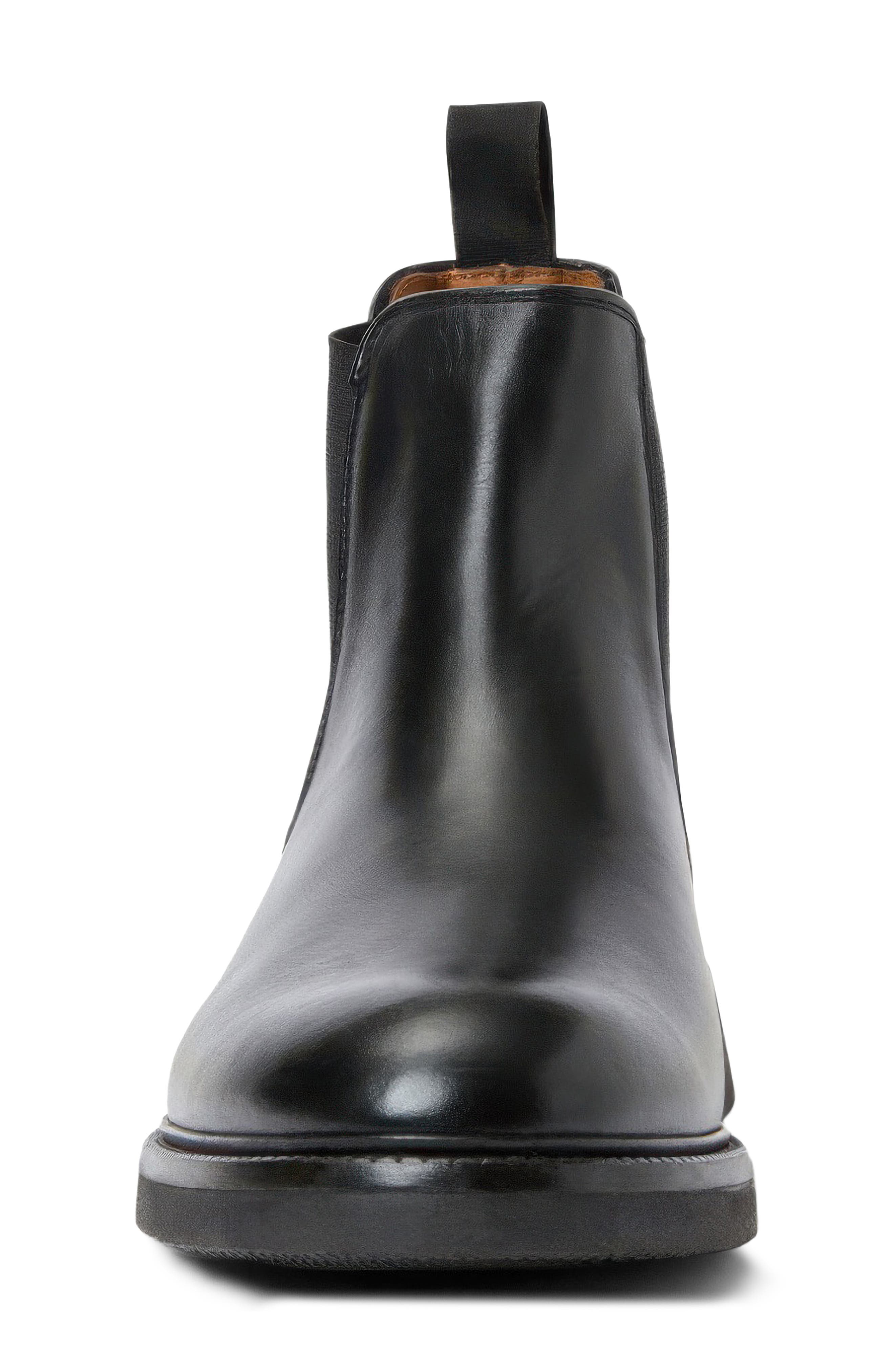 Prospero Weatherproof Chelsea Boot, Alternate, color, BLACK LEATHER