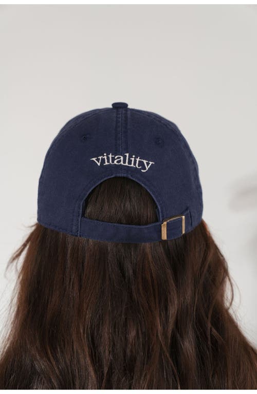 Vitality Baseball Hat In Blue