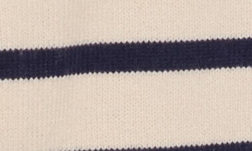 Vigoss Stripe Knit Sweater In Animal Print