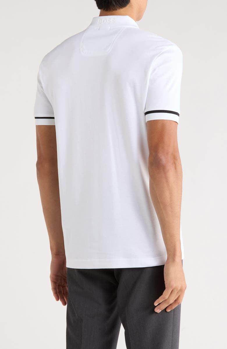BOSS Paule Knit Polo, Alternate, color, White