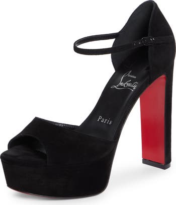 Peep toe louboutin hotsell