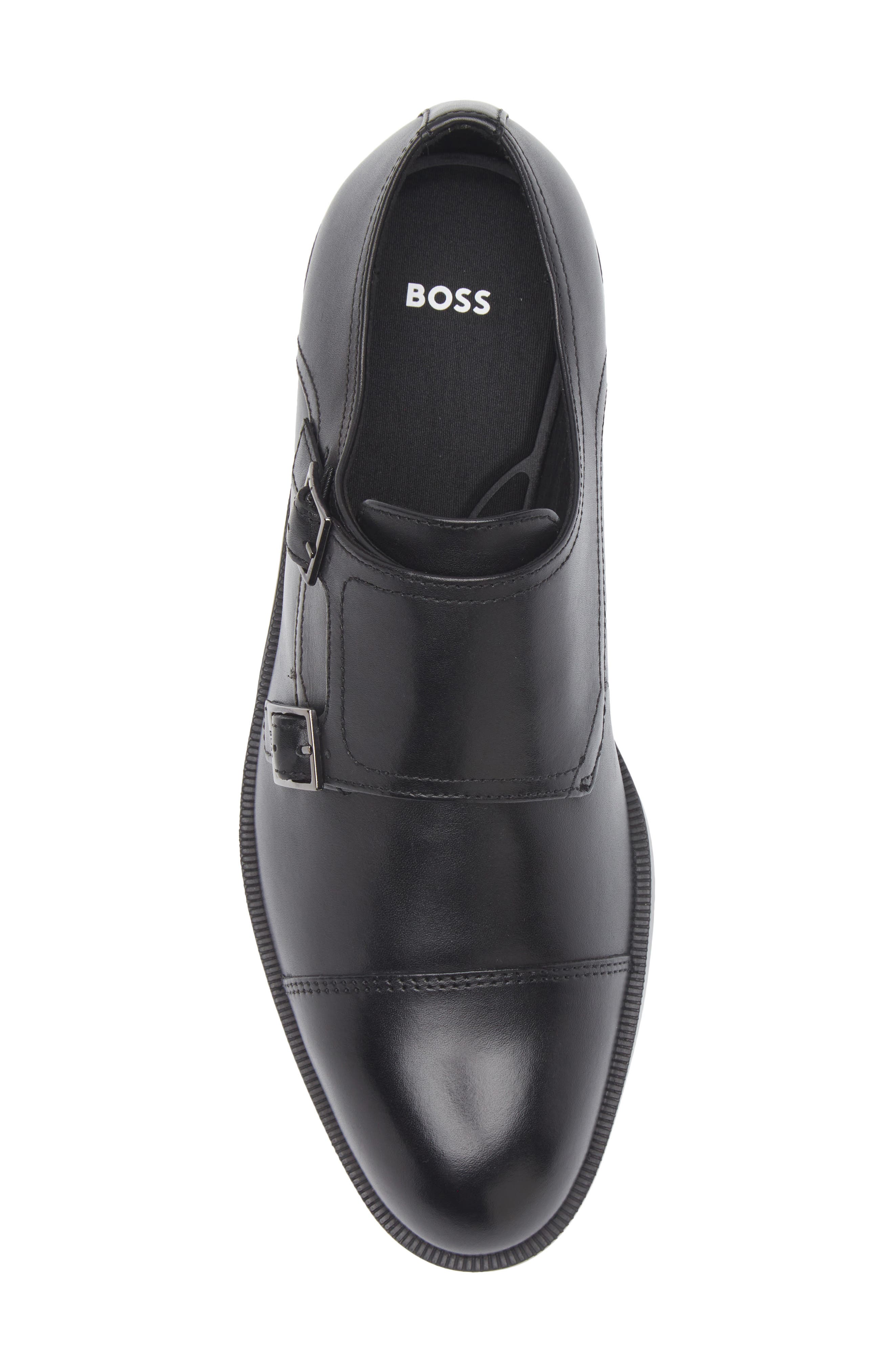 BOSS Tayil Monk Shoe, Alternate, color, Black