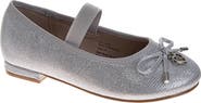 BADGLEY MISCHKA Dress Shoes for Girls Elegant Glitter Finish Classic Formal
