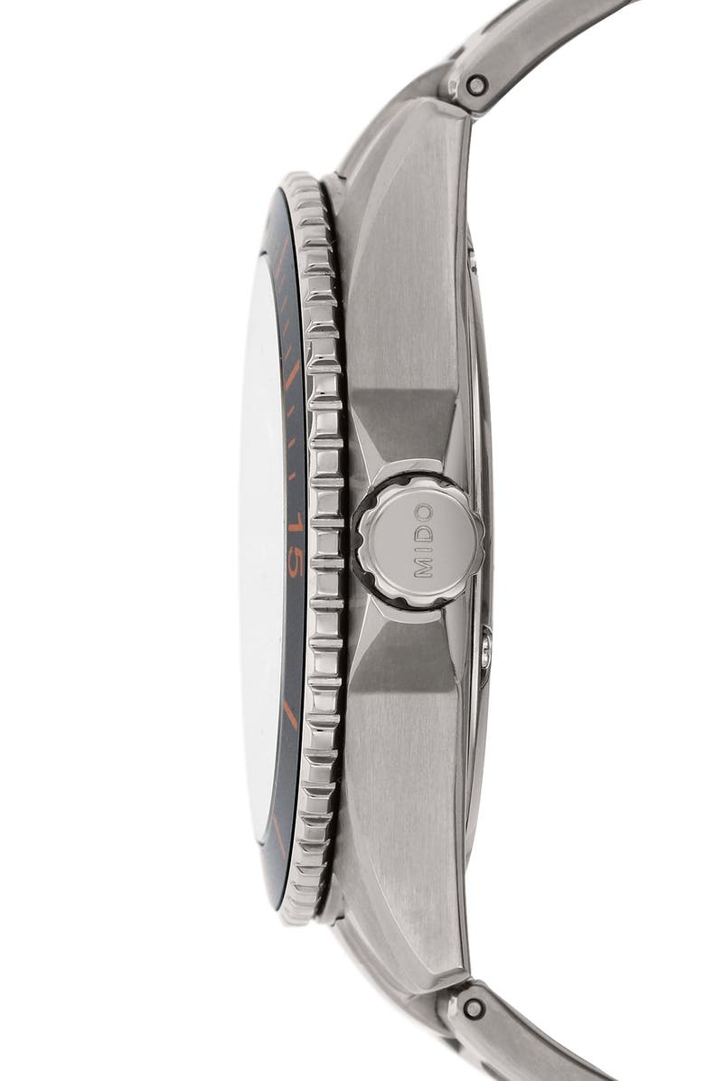 MIDO Ocean Star Diver Bracelet Watch, 42mm, Alternate, color, Grey