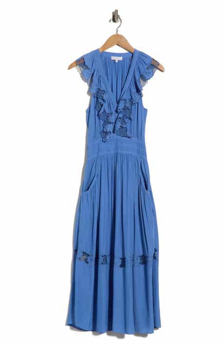 Laila Ruffle Smocked Waist Maxi Dress