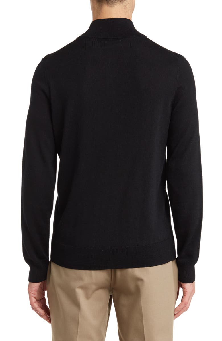 NORDSTROM RACK Half Zip Merino Wool Sweater, Alternate, color, 